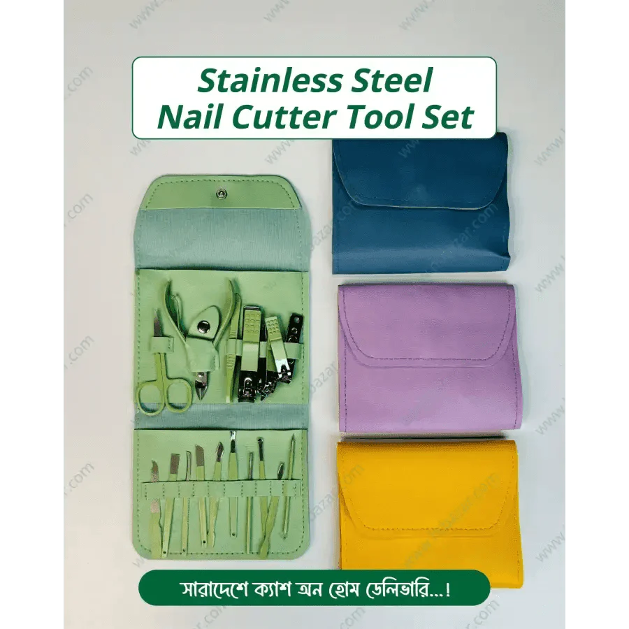 Stainless Steel Nail Cutter Tool Set 16pcs/set