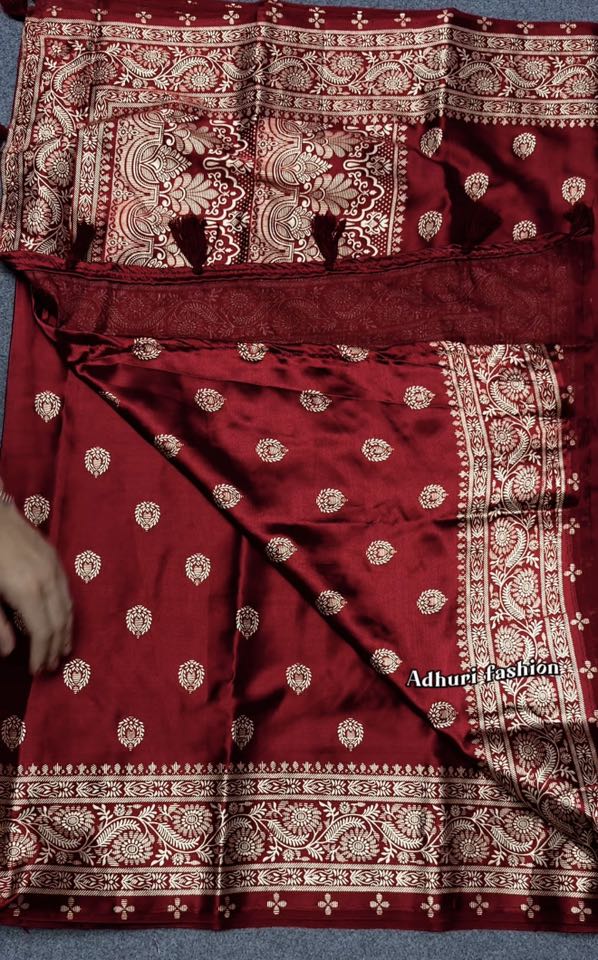 Original Bridal Banarasi Japanese Silk Saree