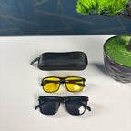 ৪৯০ টাকায় দুইটি চশমার কম্বো প্যাকেজ sunglass & night vision combo