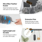 Feather Duster Dusting Brush-লম্বা ডাস্টার