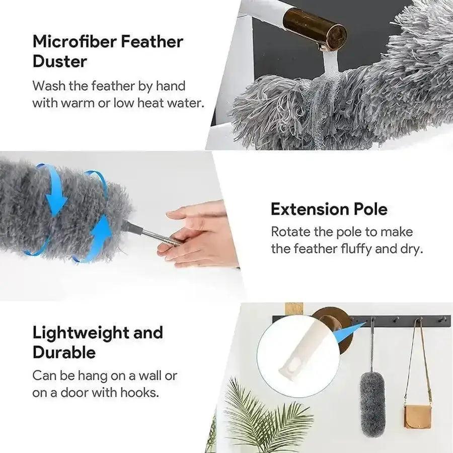 Feather Duster Dusting Brush-লম্বা ডাস্টার