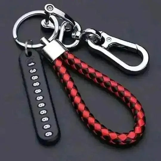 Key Ring with Phone Number