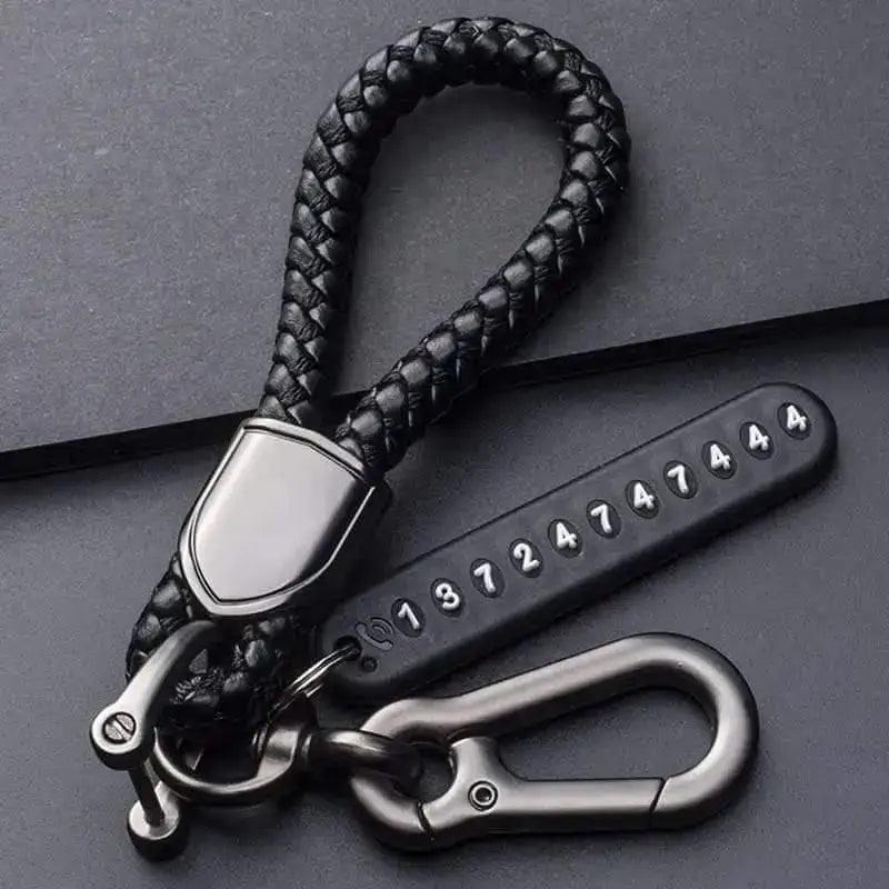 Key Ring with Phone Number