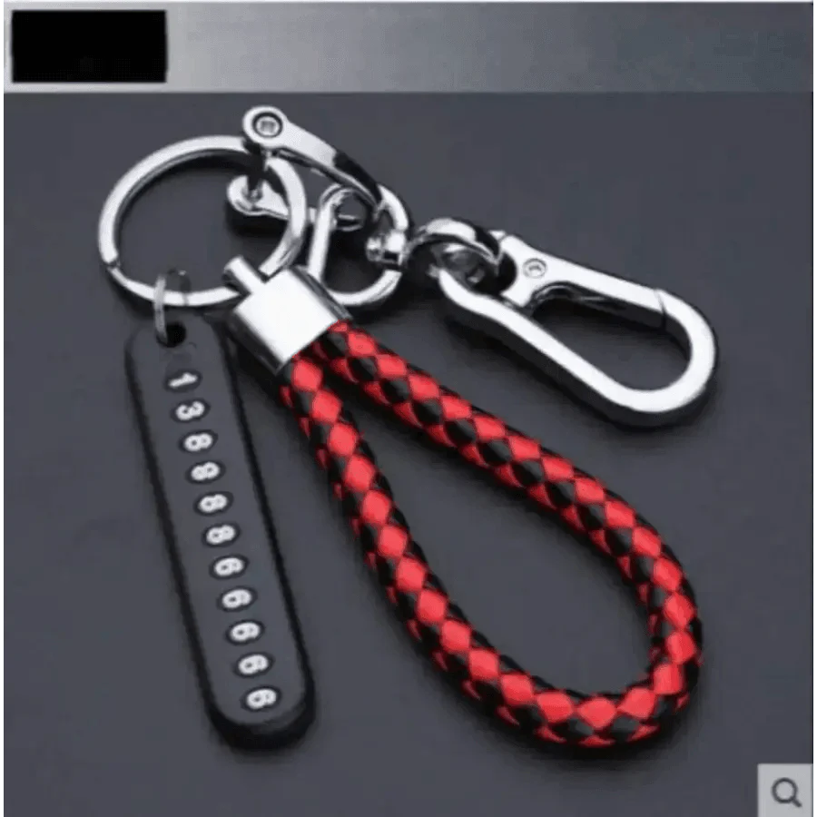 Key Ring with Phone Number