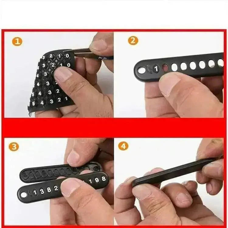 Key Ring with Phone Number