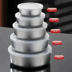 Stainless Steel Food Box 5 in 1