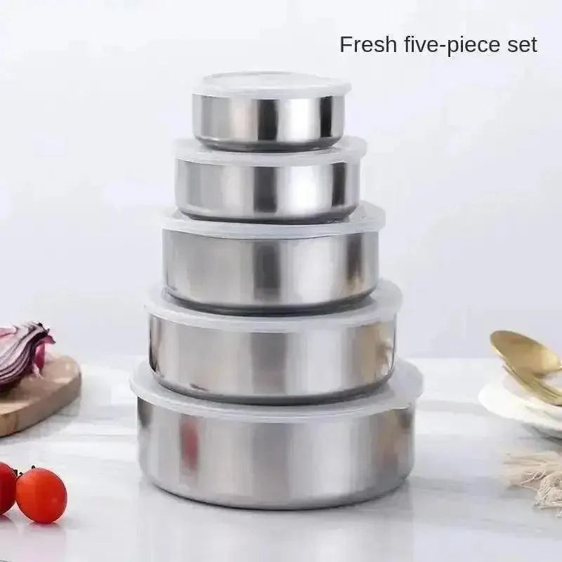 Stainless Steel Food Box 5 in 1