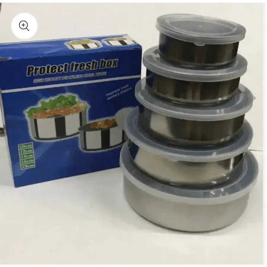 Stainless Steel Food Box 5 in 1