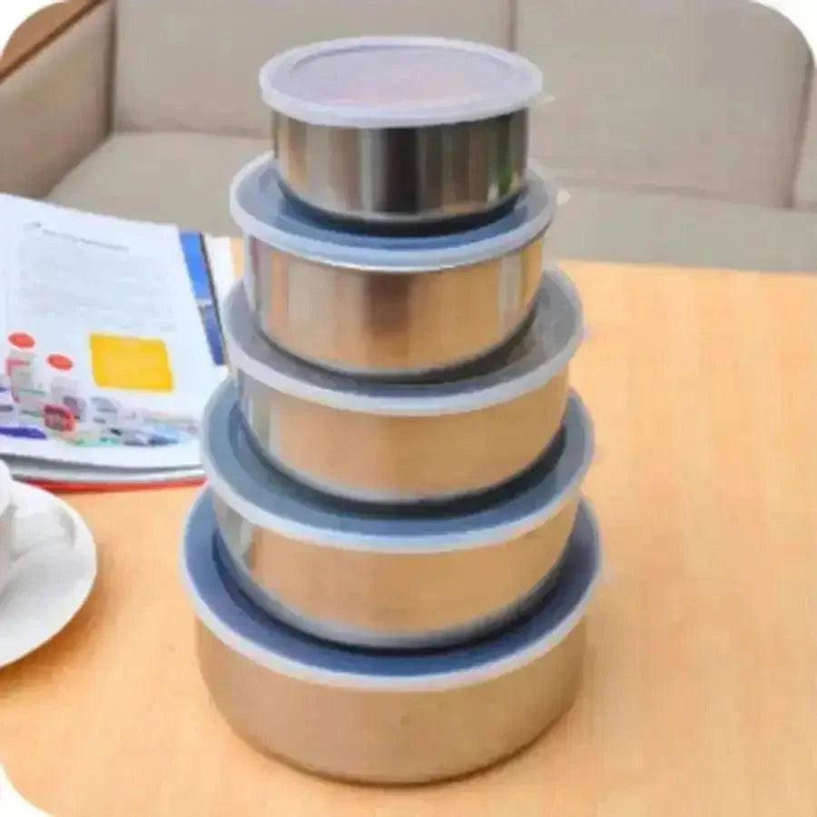 Stainless Steel Food Box 5 in 1