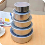 Stainless Steel Food Box 5 in 1