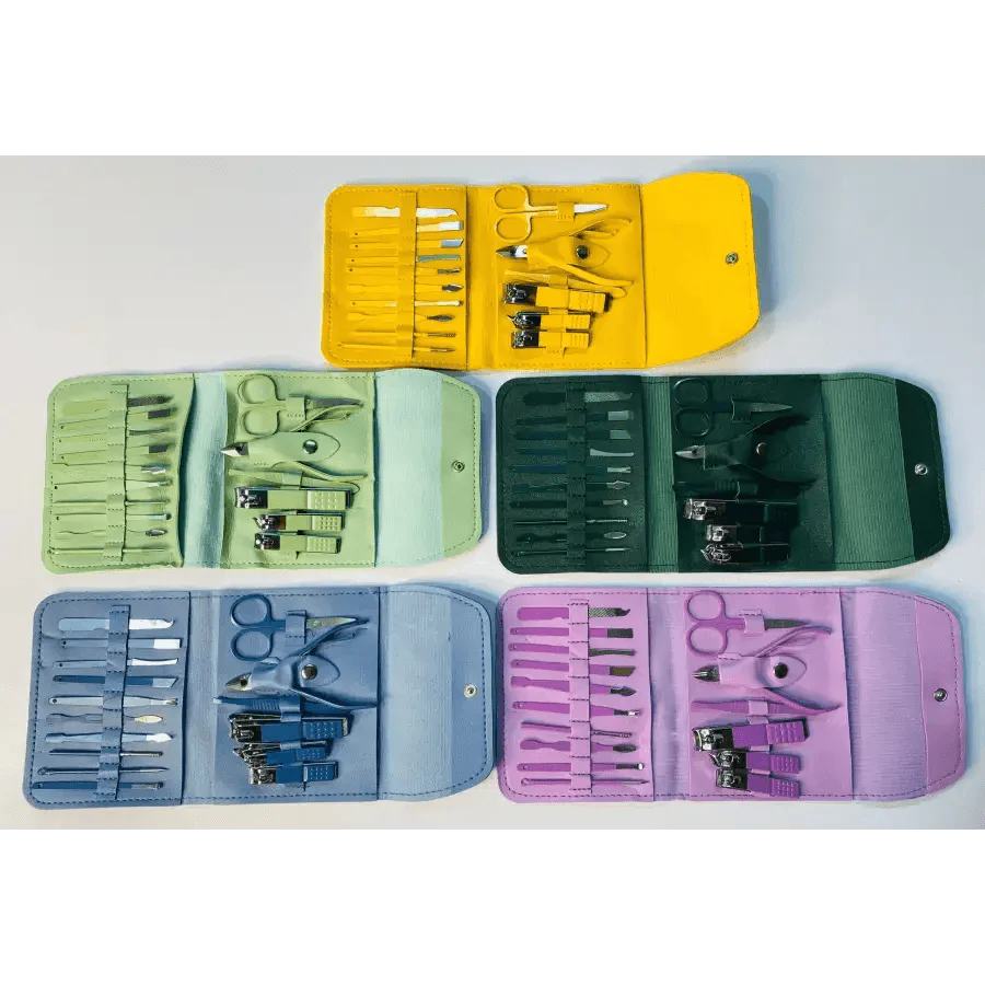 Stainless Steel Nail Cutter Tool Set 16pcs/set