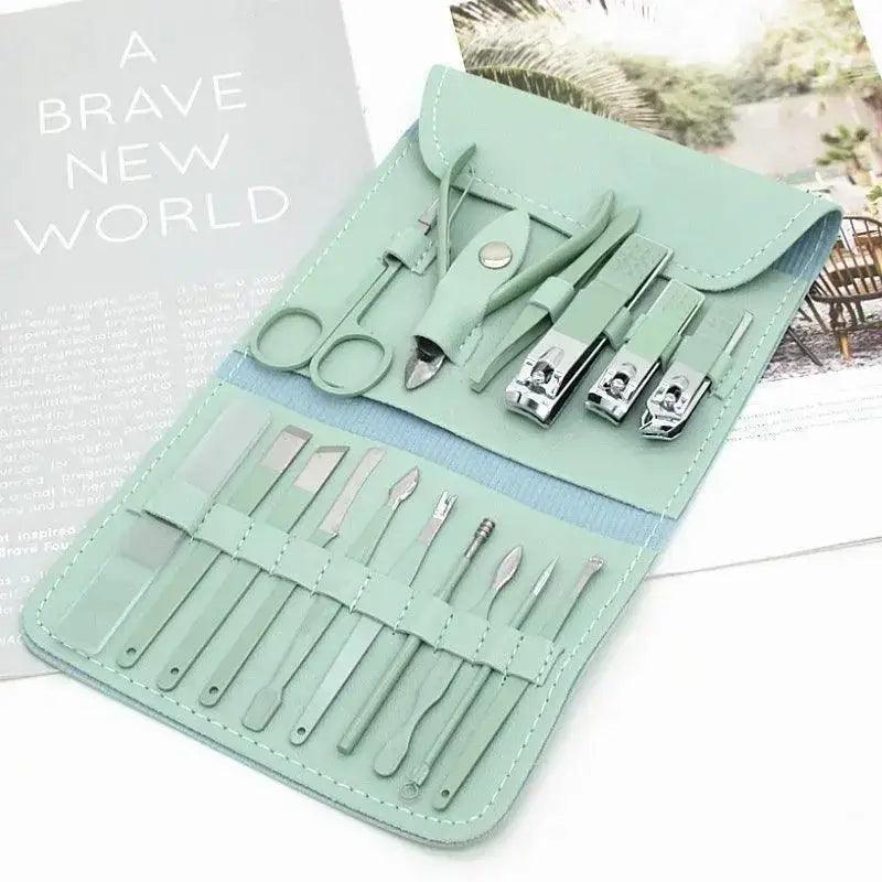 Stainless Steel Nail Cutter Tool Set 16pcs/set