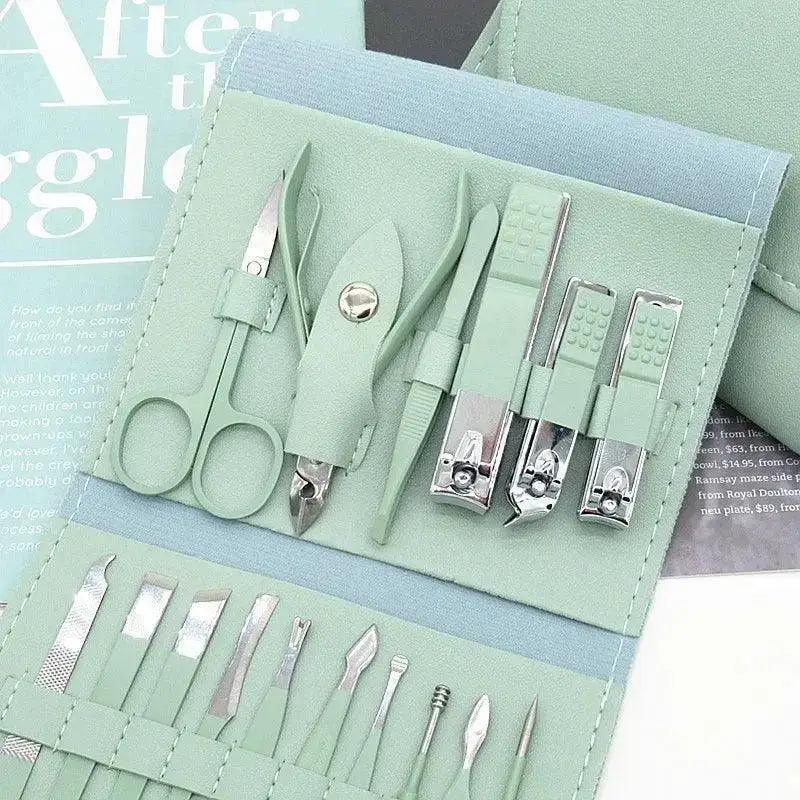 Stainless Steel Nail Cutter Tool Set 16pcs/set