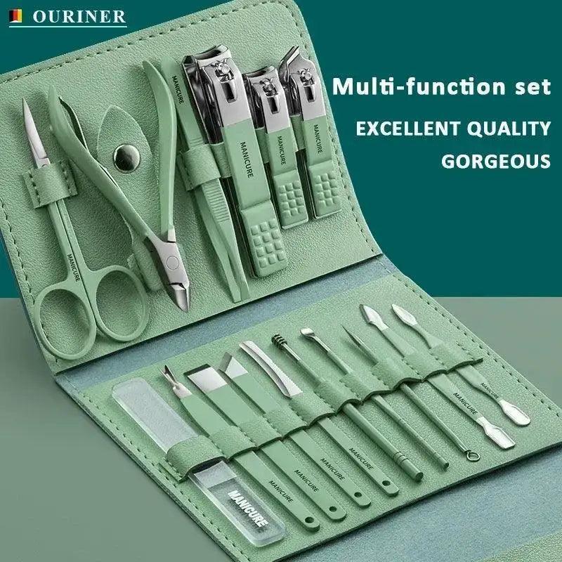 Stainless Steel Nail Cutter Tool Set 16pcs/set