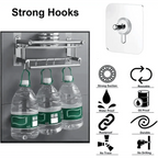 Transparent hook with nut